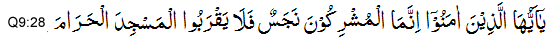 quran 9.28